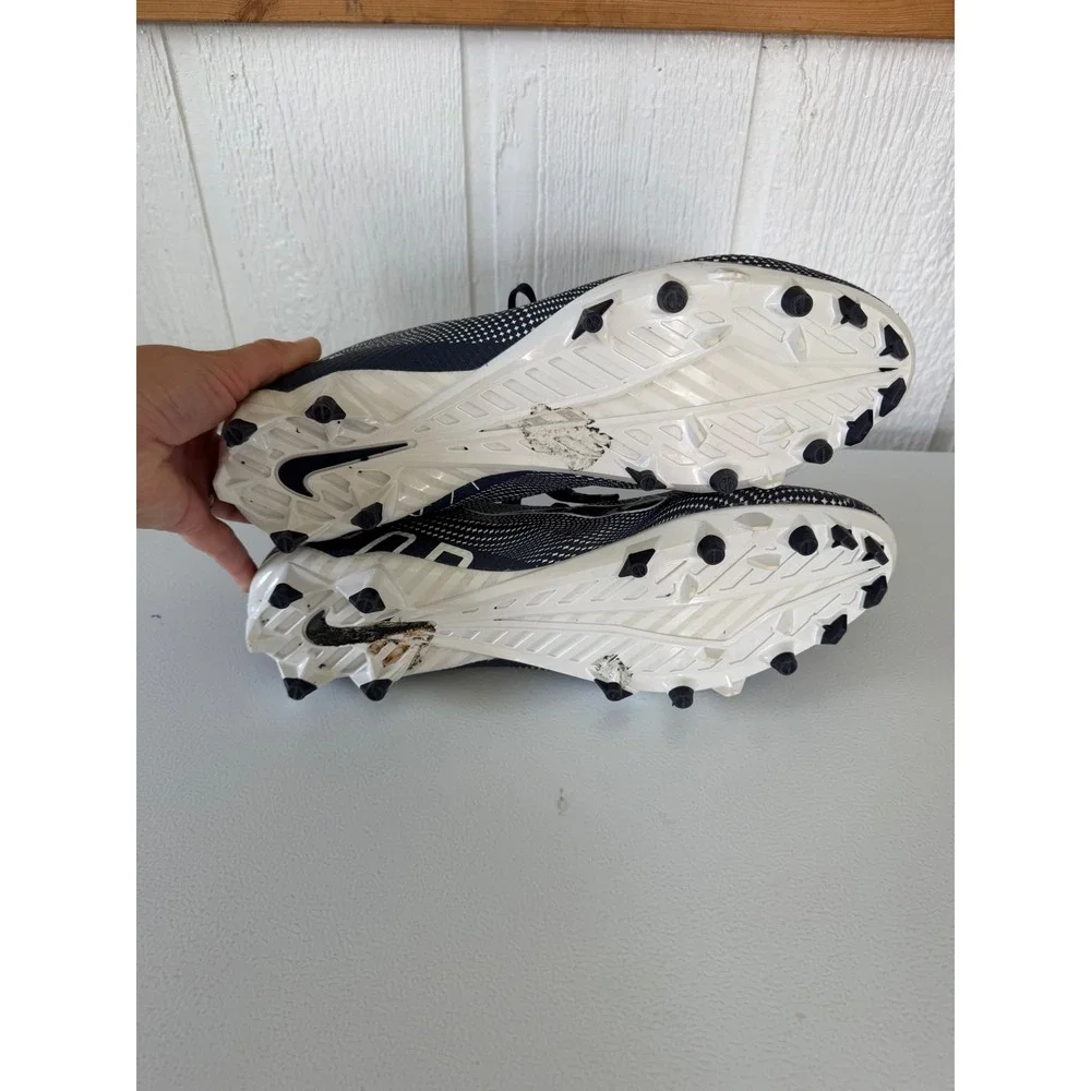 Nike Vapor Edge Football Cleats Men's Size 15 College Navy White